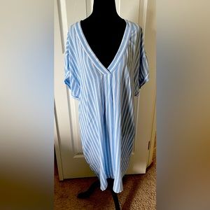 GAP butter soft shirt dress. So light and soft you barely know your wearing it.